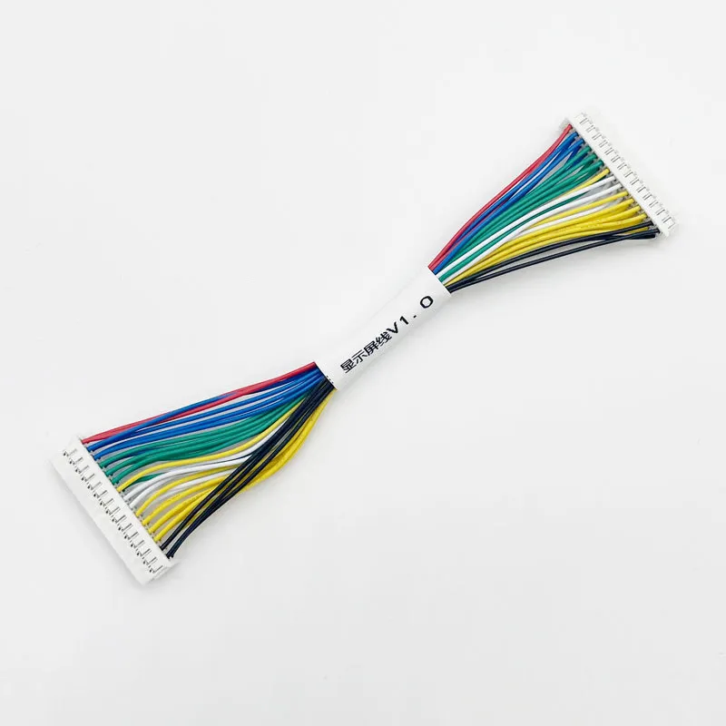 カスタマイズされた内部機器ハーネス 2.0 複列インテリジェント ドア ロック端子接続プラグ ワイヤーの処理