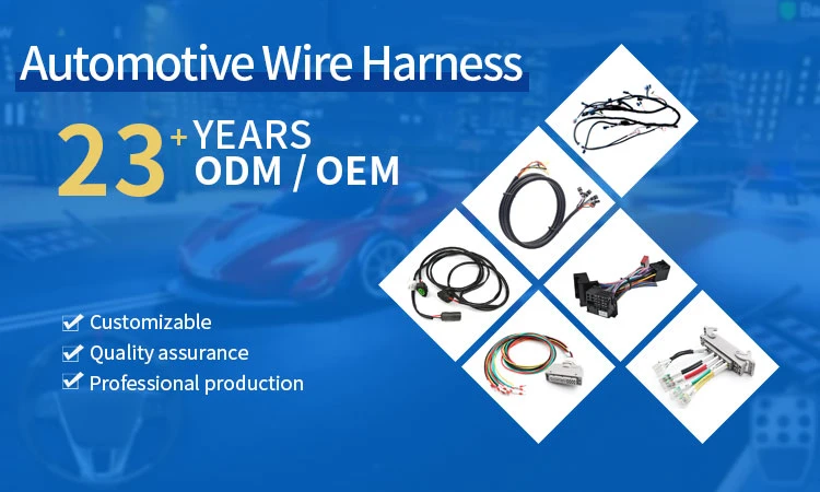 Custom Industrial Machine Wiring Harness Internal Connection Line of Lawn Mower Terminal Electronic Wire Harness